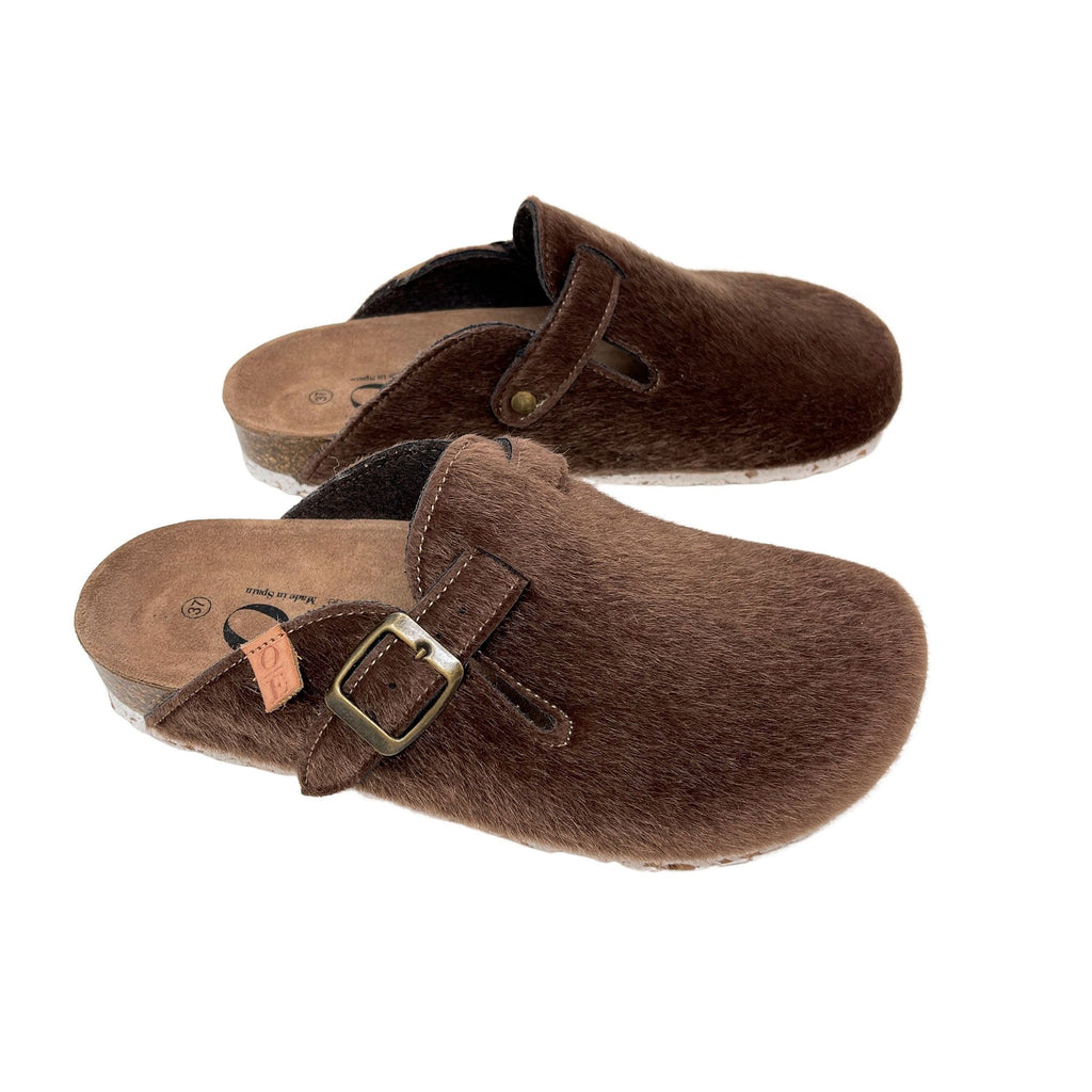 Zapatillas de estar por casa In love en textil marrón - OE